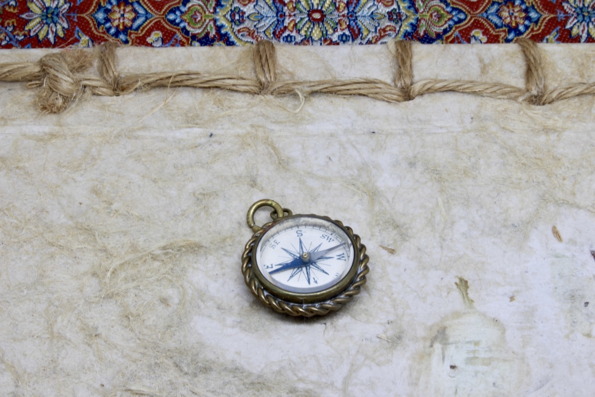 Nice French Compass Fob, c. 1930