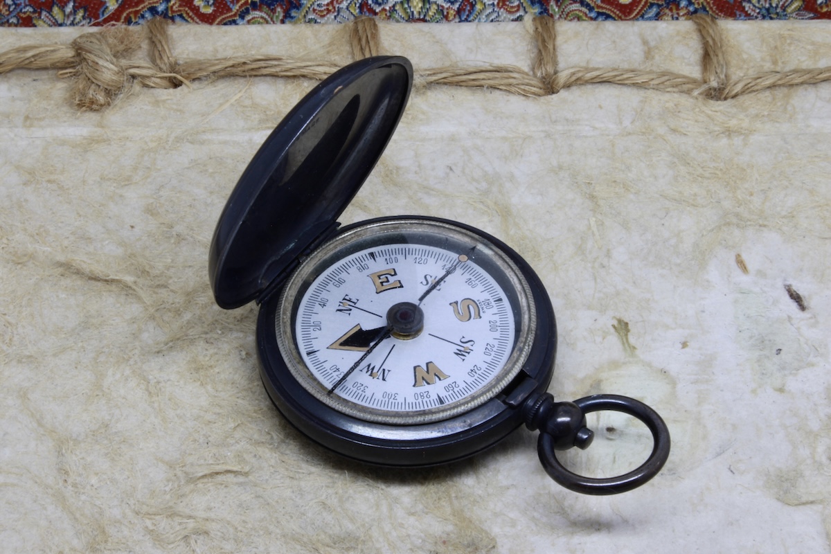 Swiss Hunter Antique Compass, c. 1920