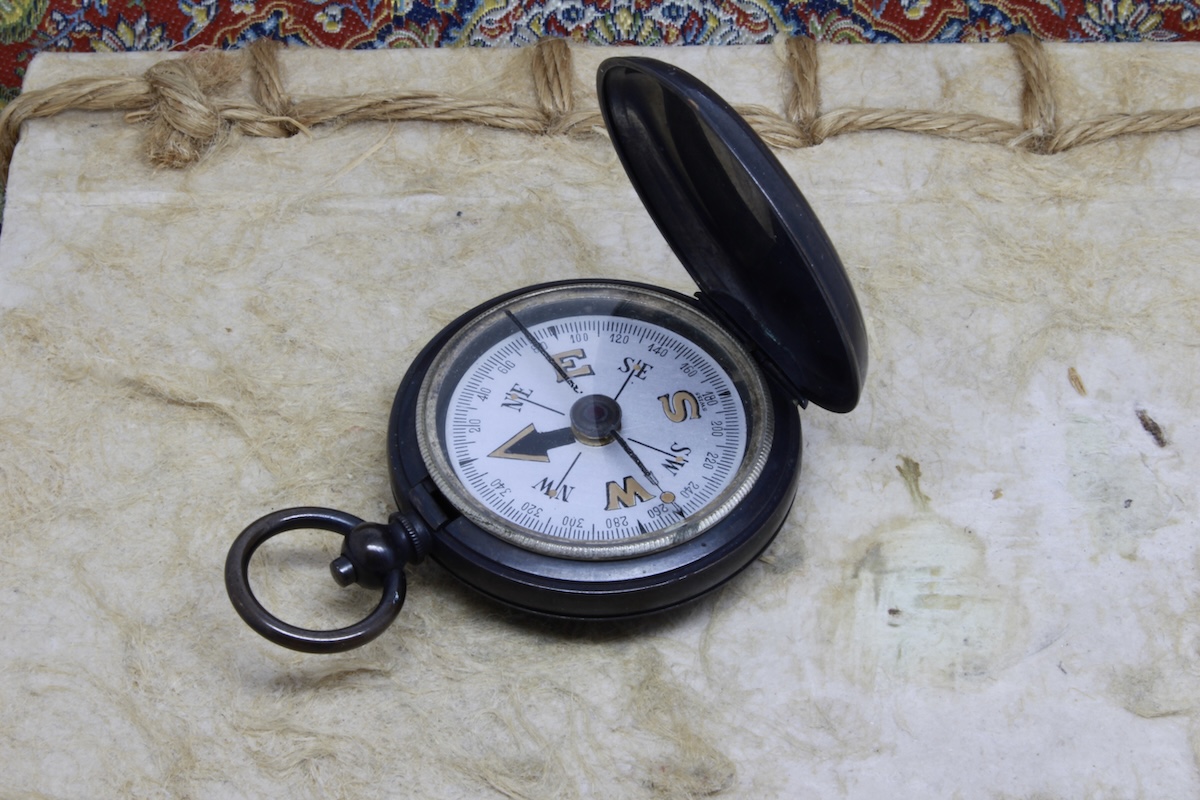 Swiss Hunter Antique Compass, c. 1920