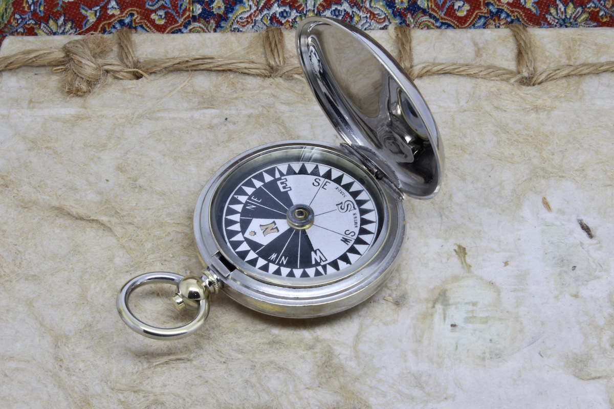 Antique Swiss Hunter Compass, c. 1920