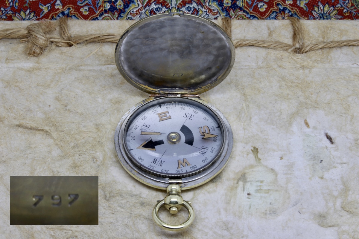 Swiss Longines (Redacted) Compass, c. 1920