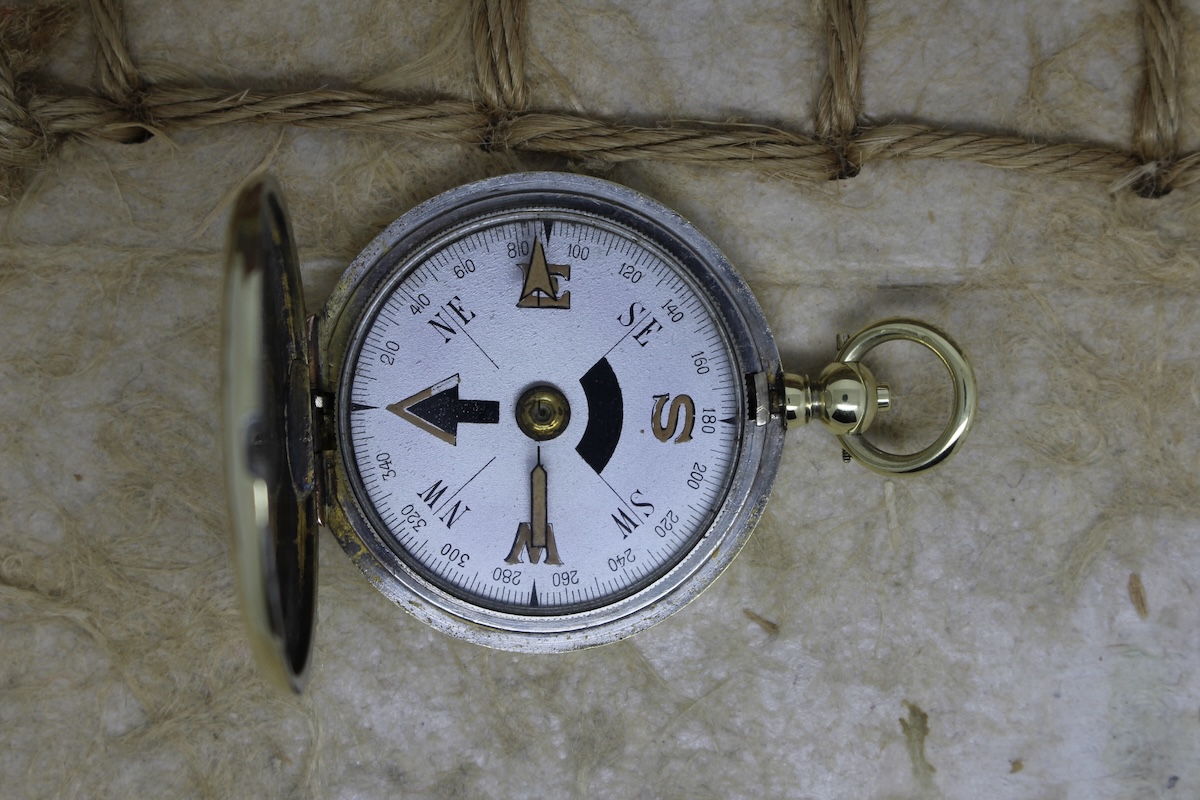 Swiss Longines (Redacted) Compass, c. 1920