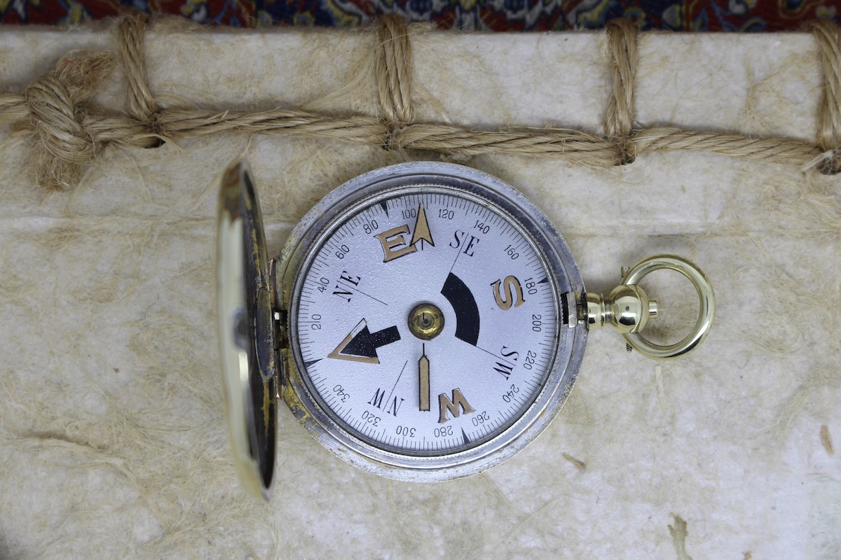 Swiss Longines (Redacted) Compass, c. 1920