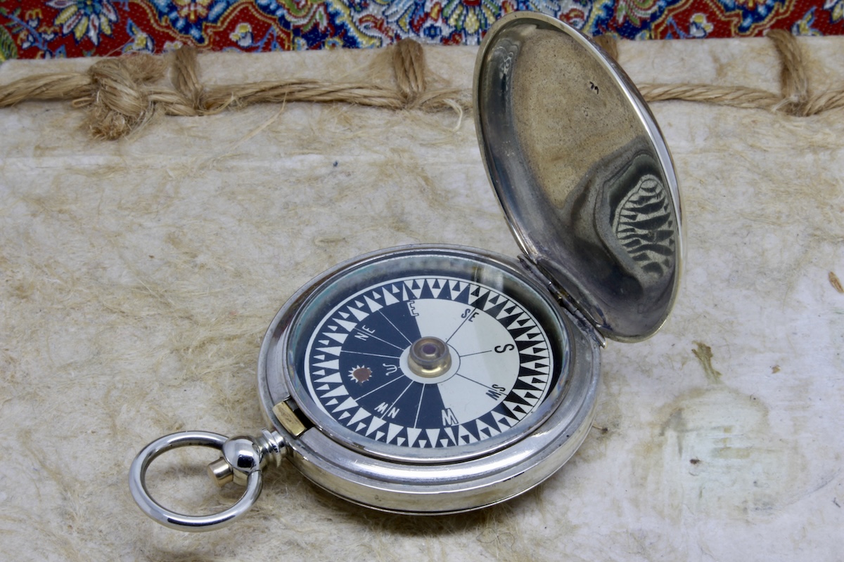 Antique Hunter Compass by Dollond, c. 1920