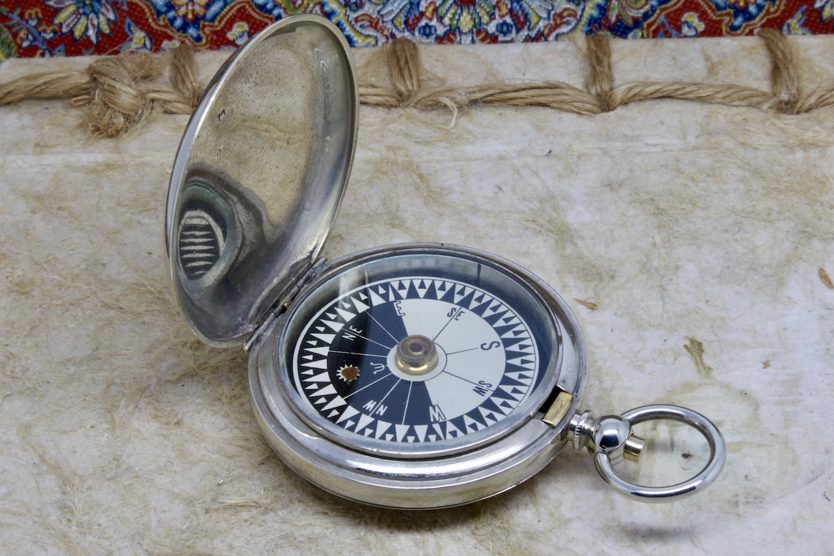 Antique Hunter Compass by Dollond, c. 1920