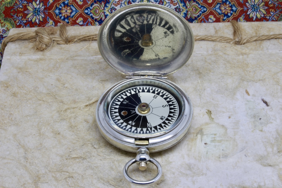 Antique Hunter Compass by Dollond, c. 1920