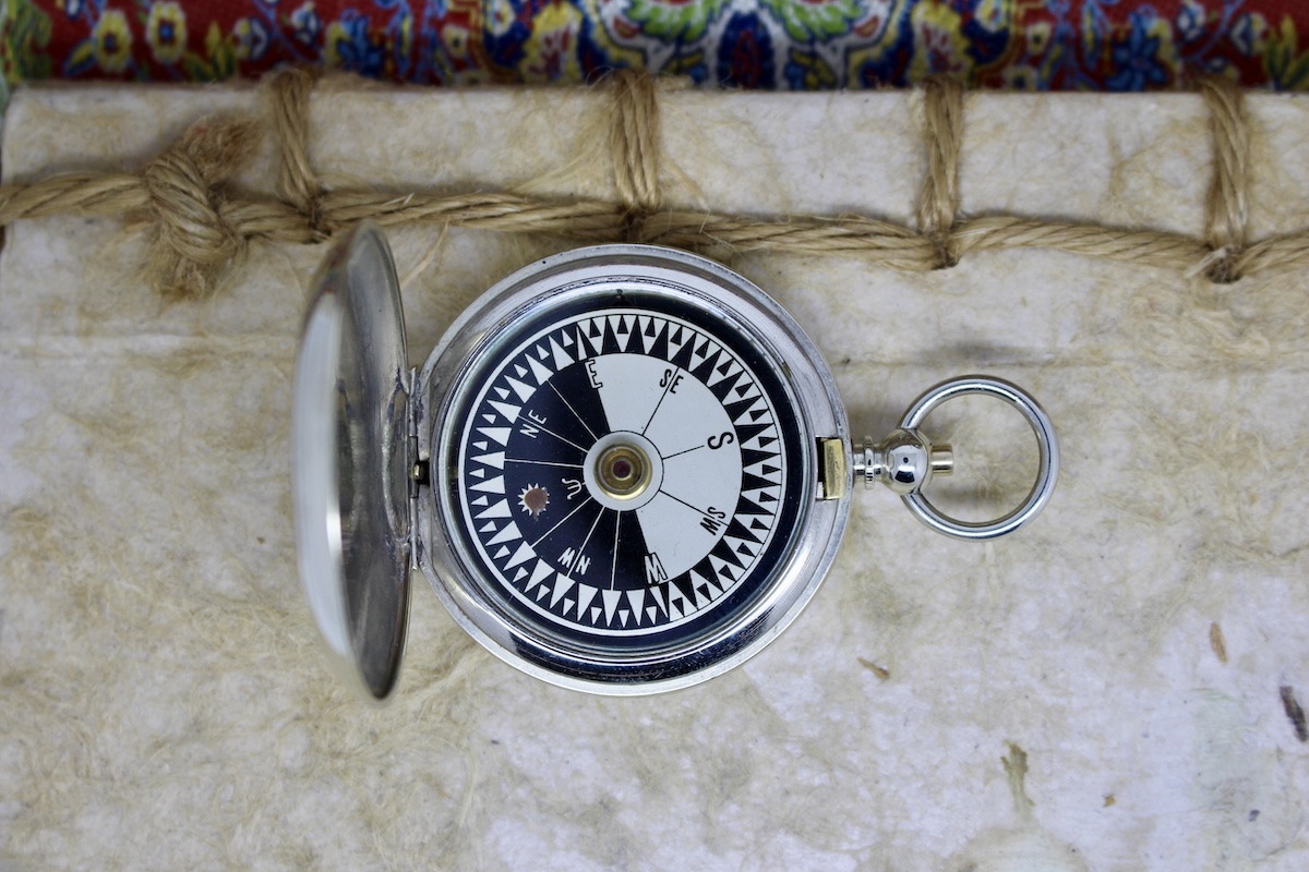 Antique Hunter Compass by Dollond, c. 1920