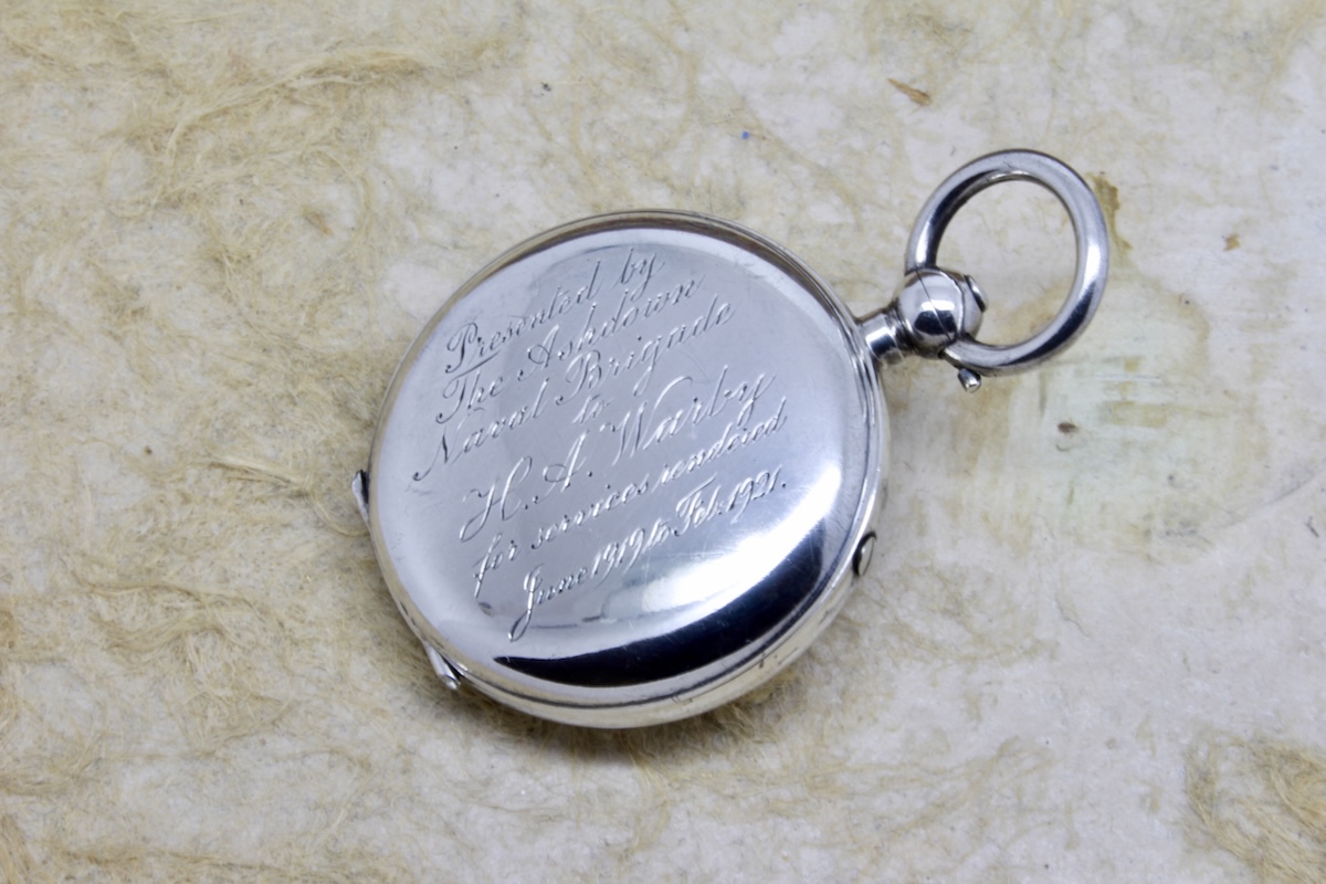 Presentation Silver Compass by Barker & Son, Hallmarked London 1911