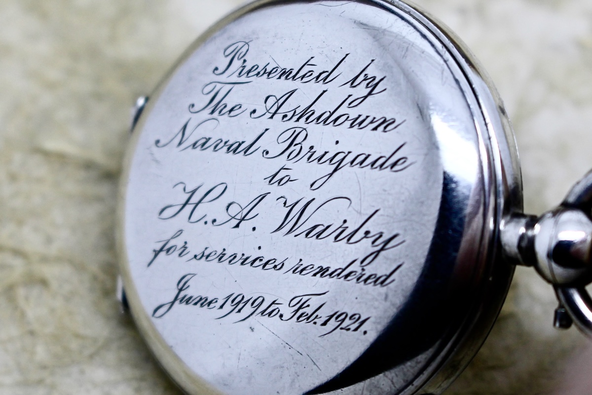 Presentation Silver Compass by Barker & Son, Hallmarked London 1911