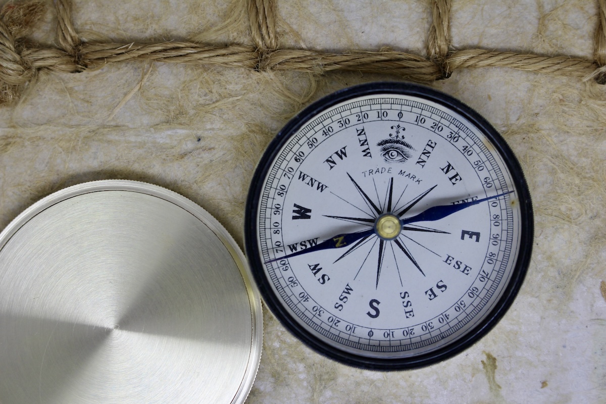Antique James Parkes & Son Pocket Compass c. 1850