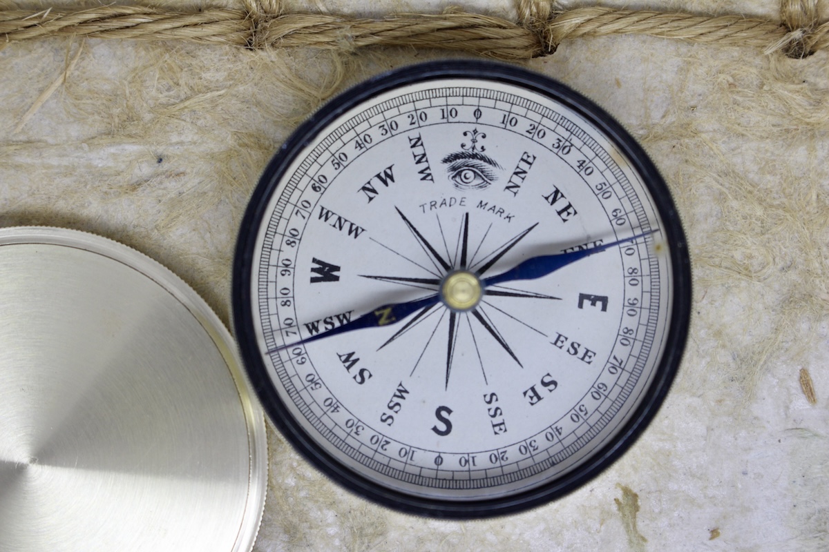 Antique James Parkes & Son Pocket Compass c. 1850