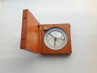 French Compass & Clinometer in Wood Case  for Henry Kahn - San Francisco
