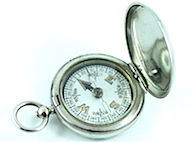 Clement Clarke Ltd. Engraved Compass, 1918