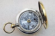 Singers Patent Hunter Compass by BARRETT, c. 1890