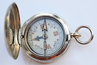 W.F. Holmes Birmingham Engraved Compass, 1918