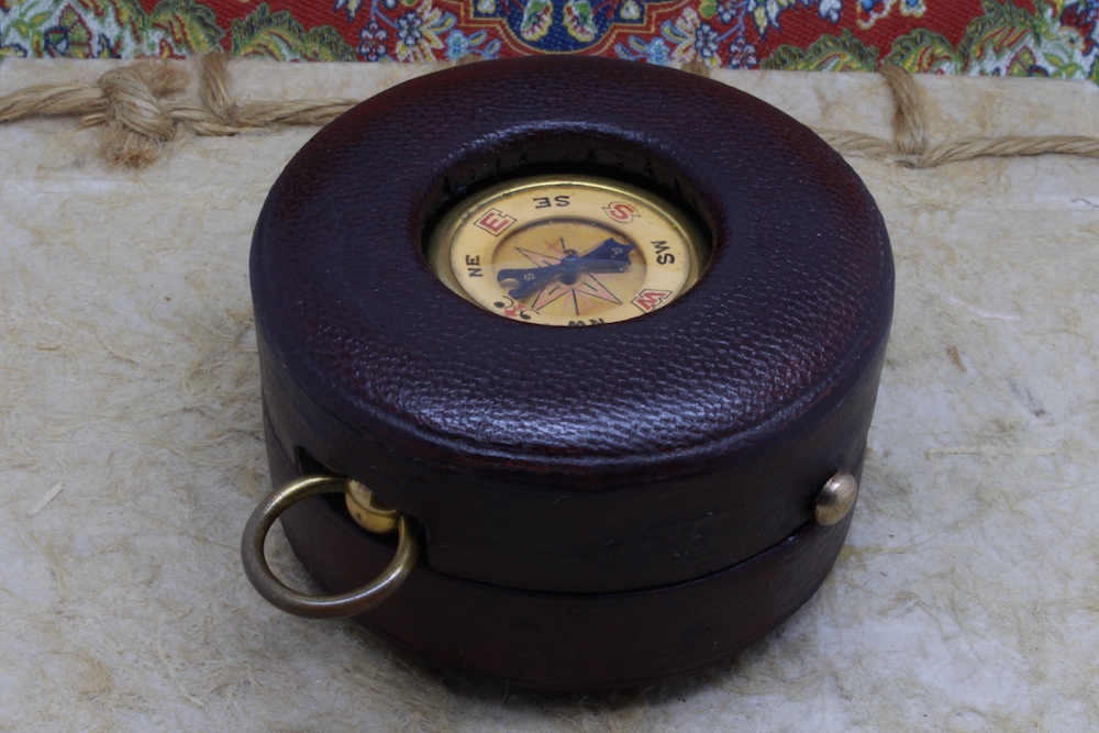 Antique Leather-Cased Victorian Compendium by Negretti & Zambra of LONDON, c. 1880