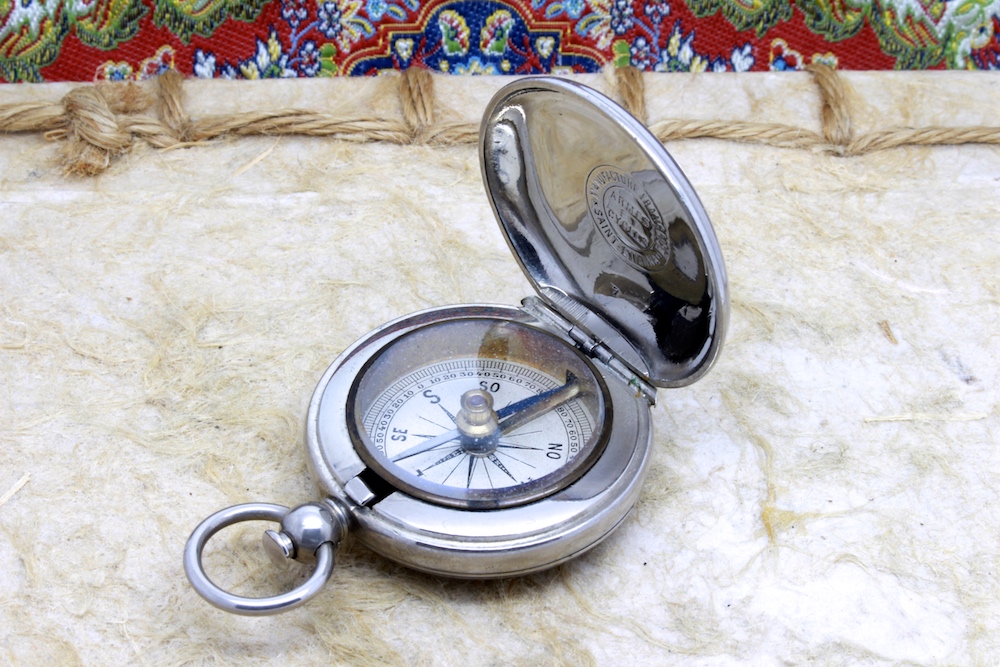 French Hunter Compass by MANUFRANCE, Armes et Cycles, St-Etienne, c. 1920