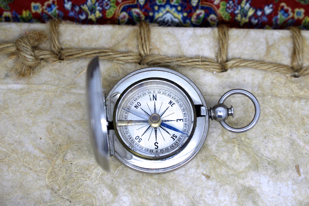 French Hunter Compass by MANUFRANCE, Armes et Cycles, St-Etienne, c. 1920