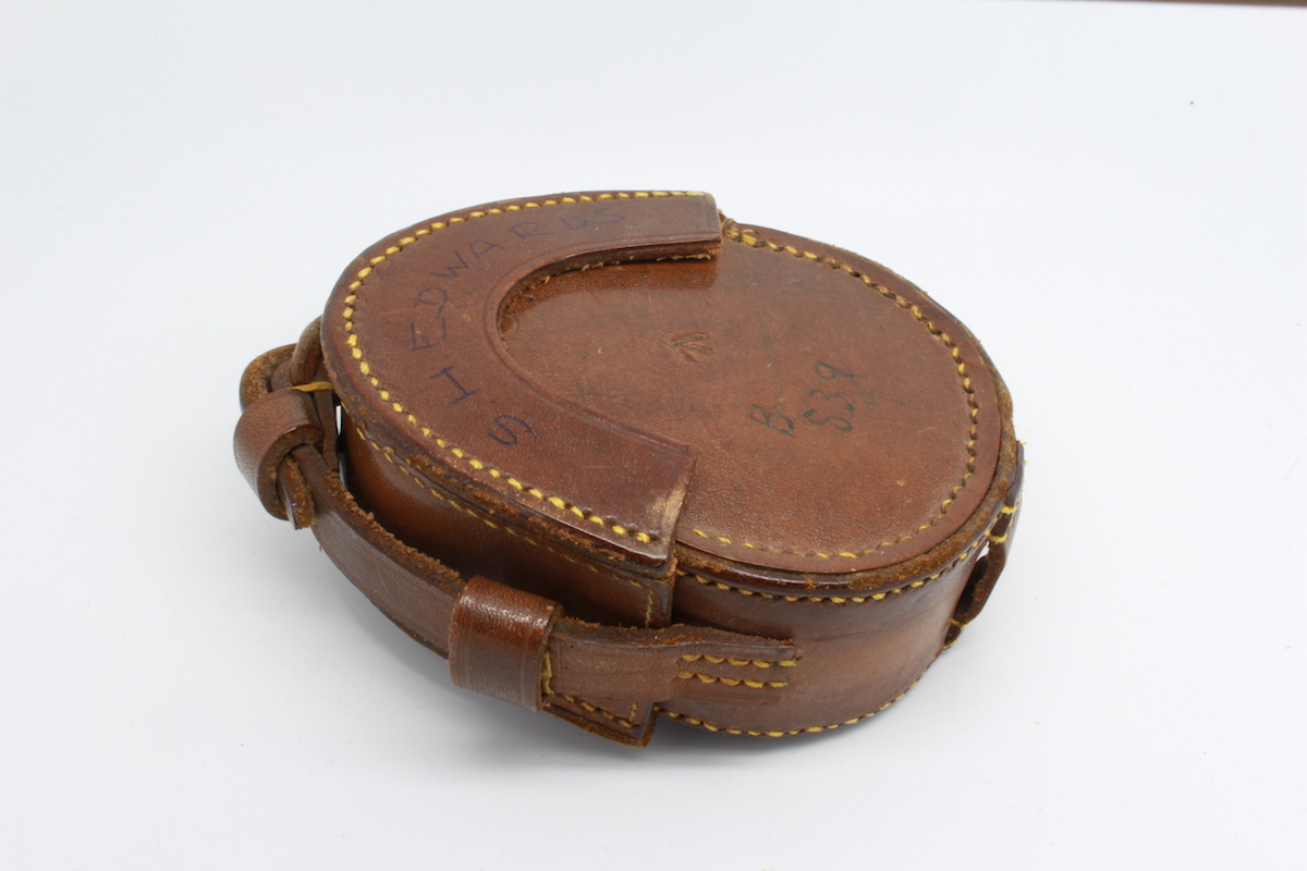 WWII Canadian Kodak Company Leather-Cased Prismatic Compass, 1943