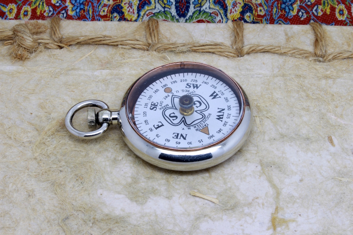 Official Girl Scout Compass in Box, 1918