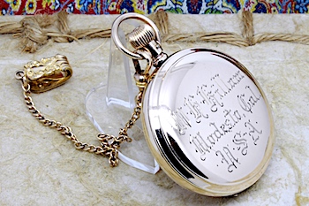 First World War Gold Filled CEEBYNITE Compass, 1915