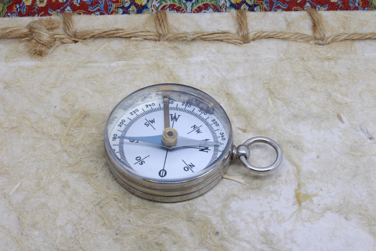 New Old Stock Six (6) German Compasses in Original Box, c. 1920