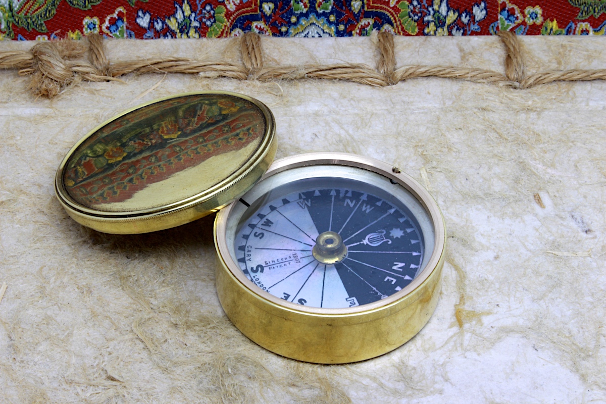 Brass Singer's Patent MOP Compass by Cary London, c. 1862