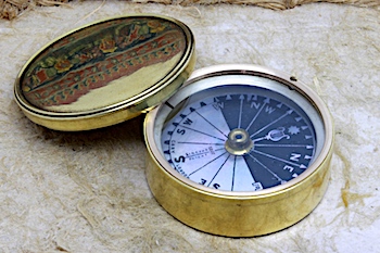 Brass Singer's Patent MOP Compass by Cary London, c. 1862
