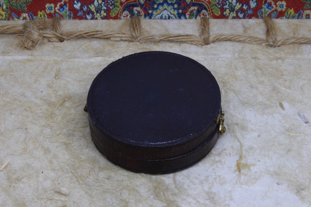 Victorian Leather-Cased Nautical Pocket Compass, c. 1880