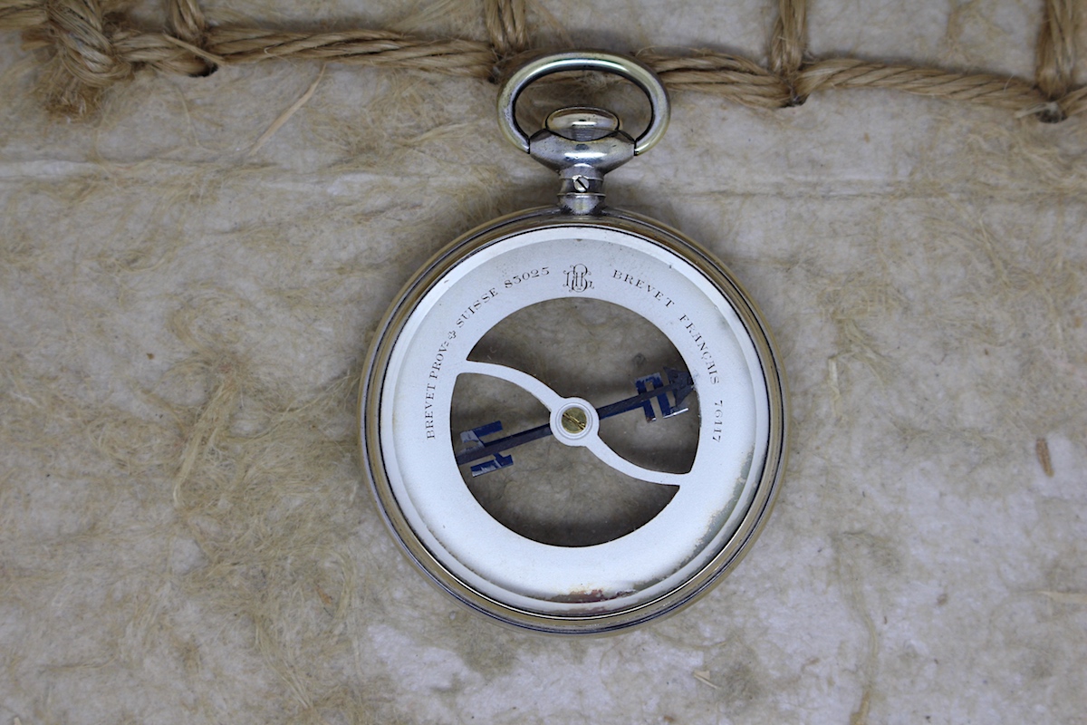 Rare See-Through BILAND Swiss Compass, c. 1915