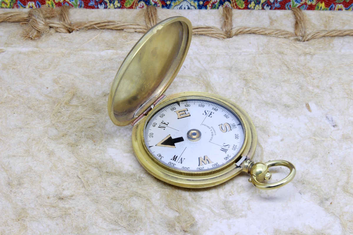 Swiss Longines Compass for Cruchon & Emons, London, c. 1920