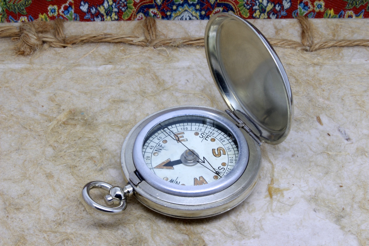 Second World War English Military Compass, c. 1930