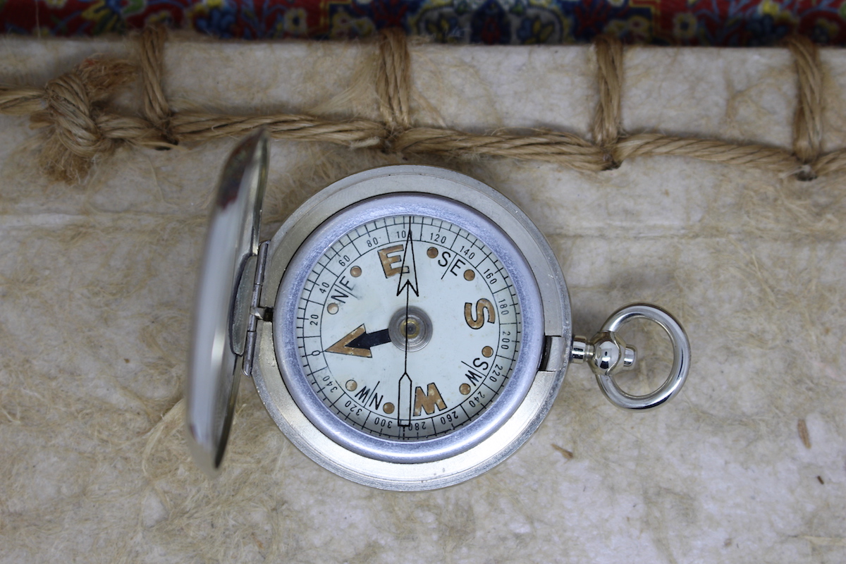 Second World War English Military Compass, c. 1930