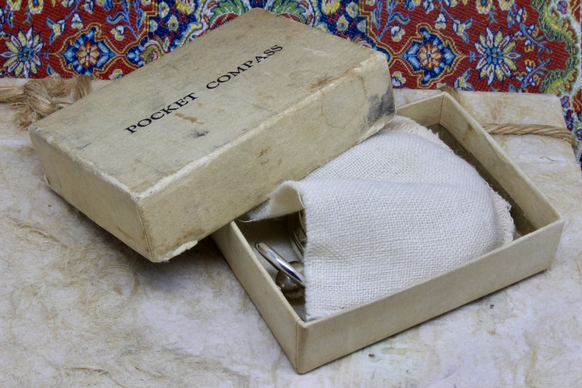 Second World War Air Forces Longines-Wittnauer Vintage Compass in Original Box, c. 1941