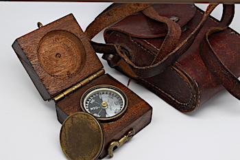 Unusual Victorian Compass by F. Barker & Son, c. 1890