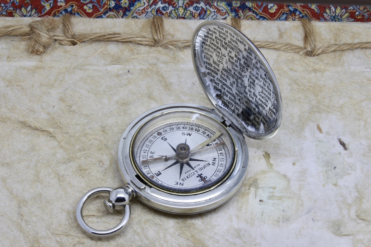 Antique Keuffel & Esser Compass in Original Box, c. 1920
