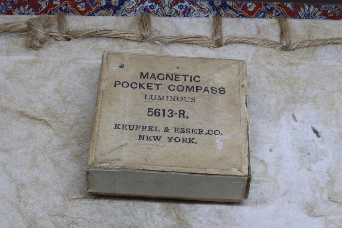 Antique Keuffel & Esser Compass in Original Box, c. 1920