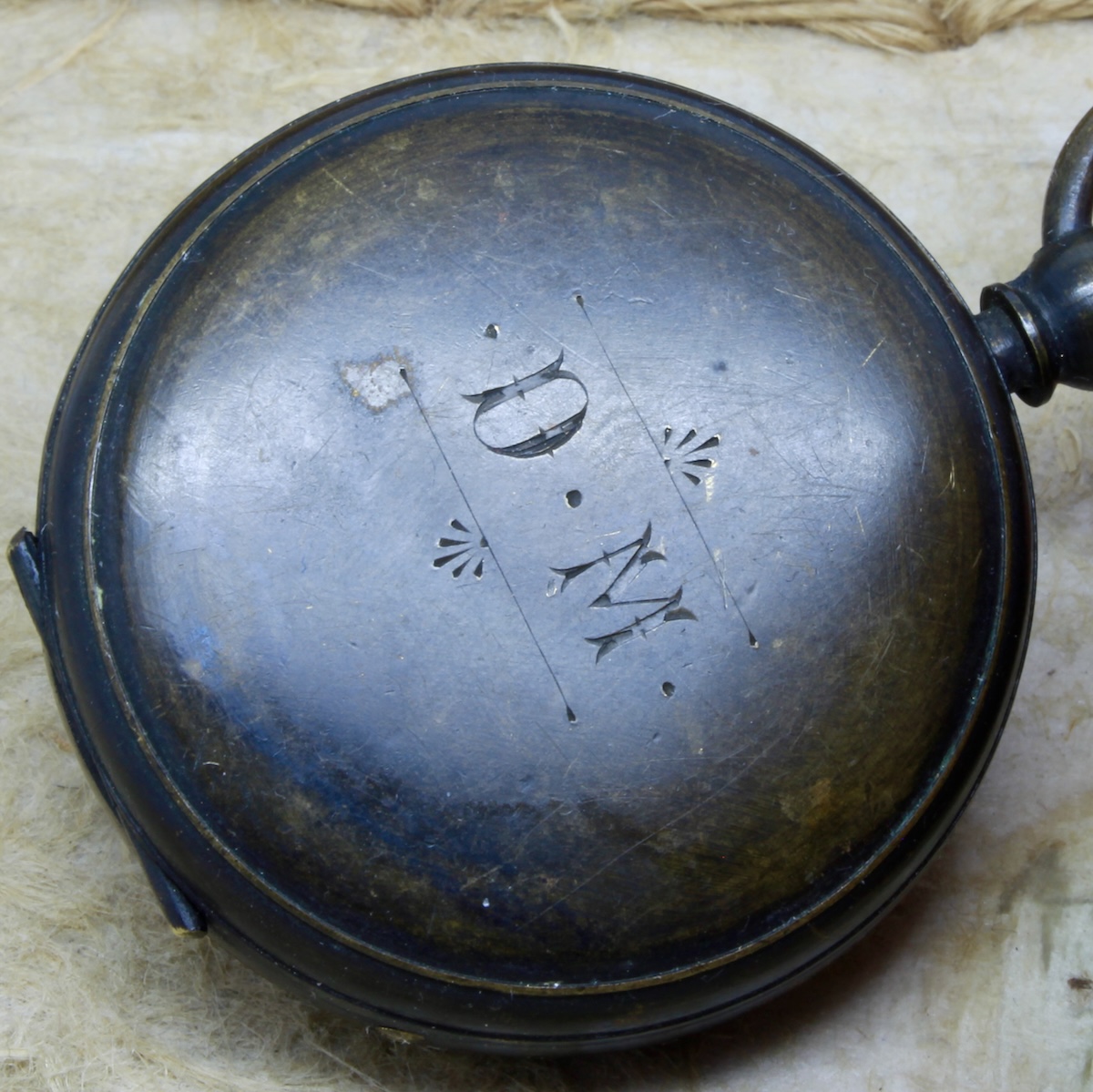 Rare J. LIZARS Gimballed Compass, c. 1890