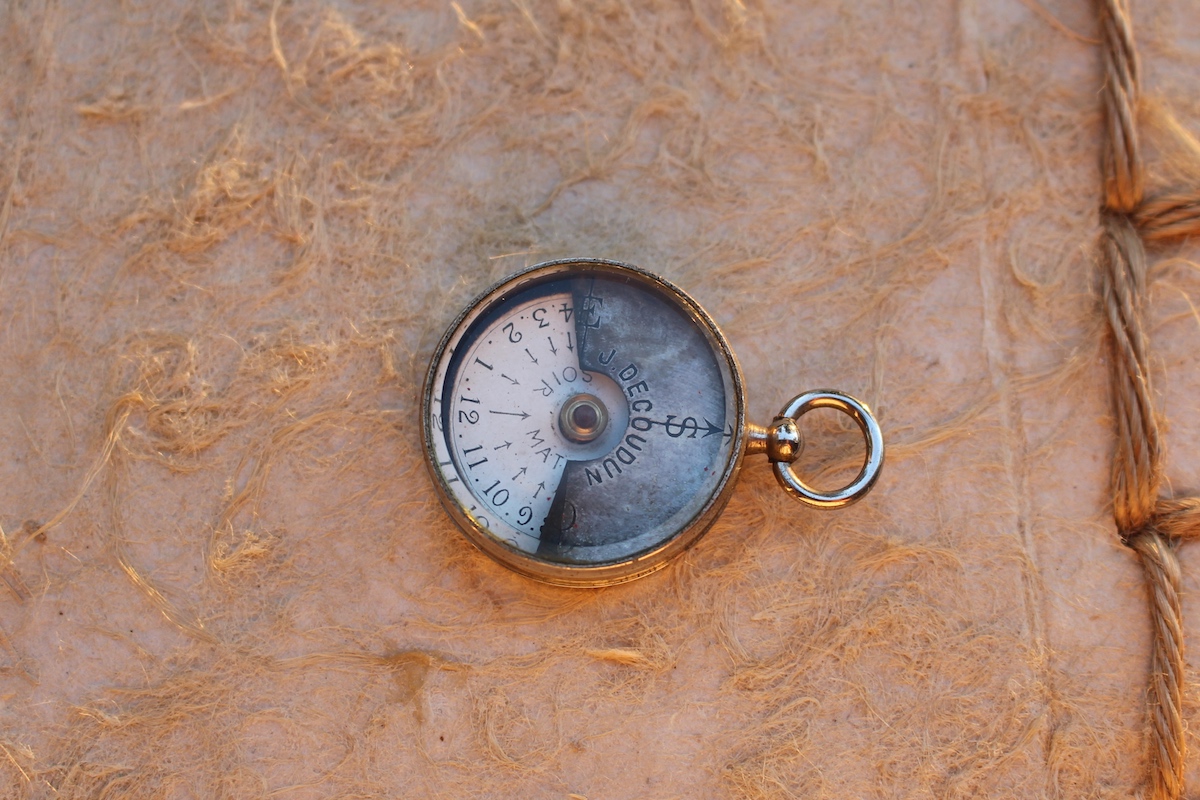 Rare J. DECOUDUN Photography Compass, c. 1890