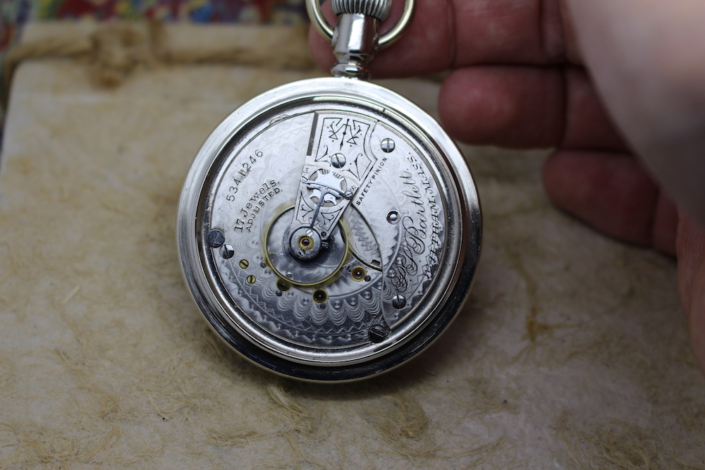 1892 P. S. Bartlett 18 Size Waltham Pocket Watch