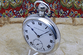 1919 Record Dreadnought Trenton Silver Pocket Watch 1919 Record Dreadnought Trenton Silver Pocket Watch