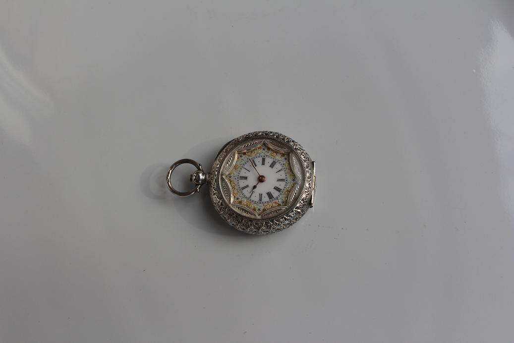 Ladies Swiss Pocket Watch, c. 1860