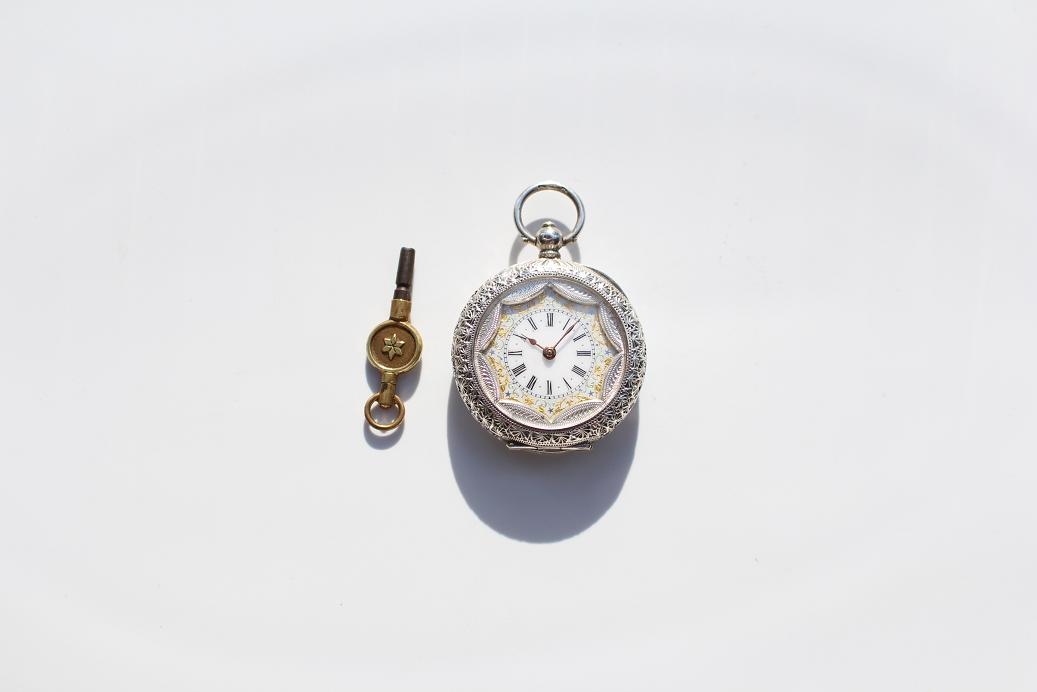 Ladies Swiss Pocket Watch, c. 1860