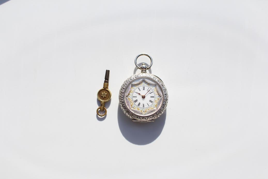 Ladies Swiss Pocket Watch, c. 1860