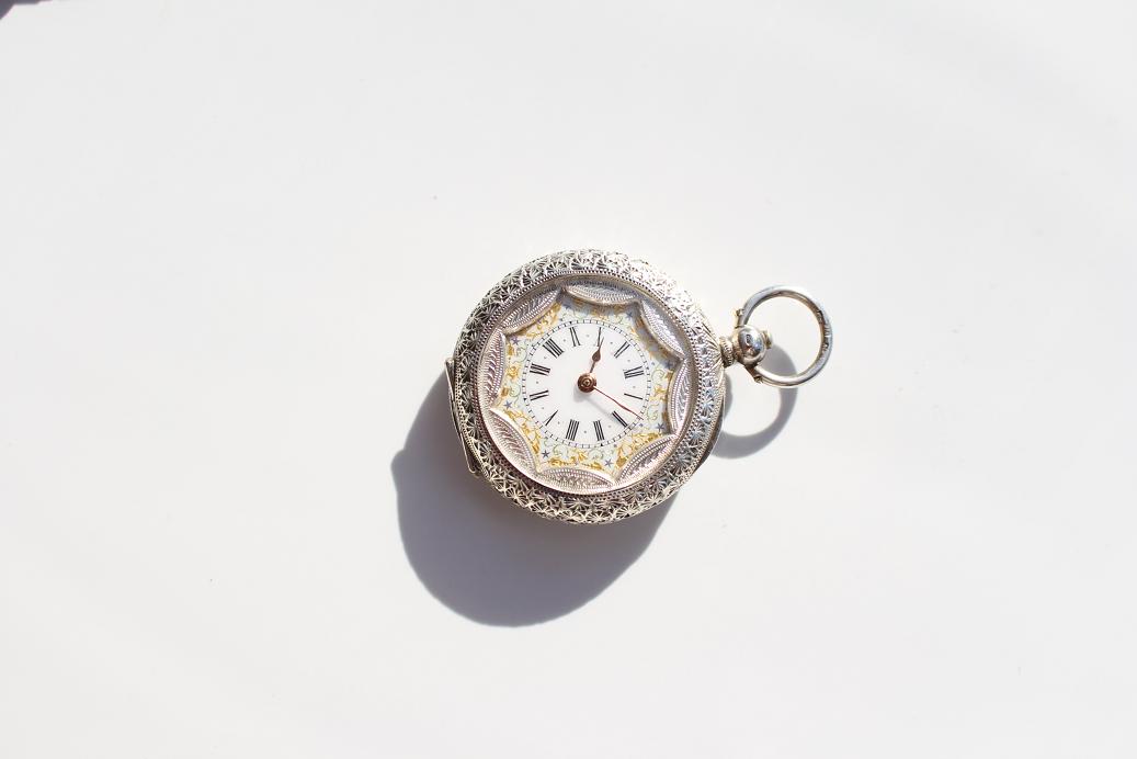 Ladies Swiss Pocket Watch, c. 1860