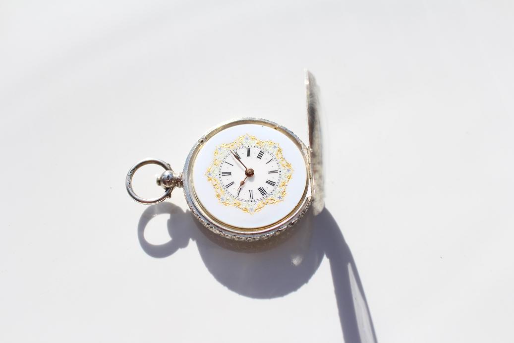 Ladies Swiss Pocket Watch, c. 1860