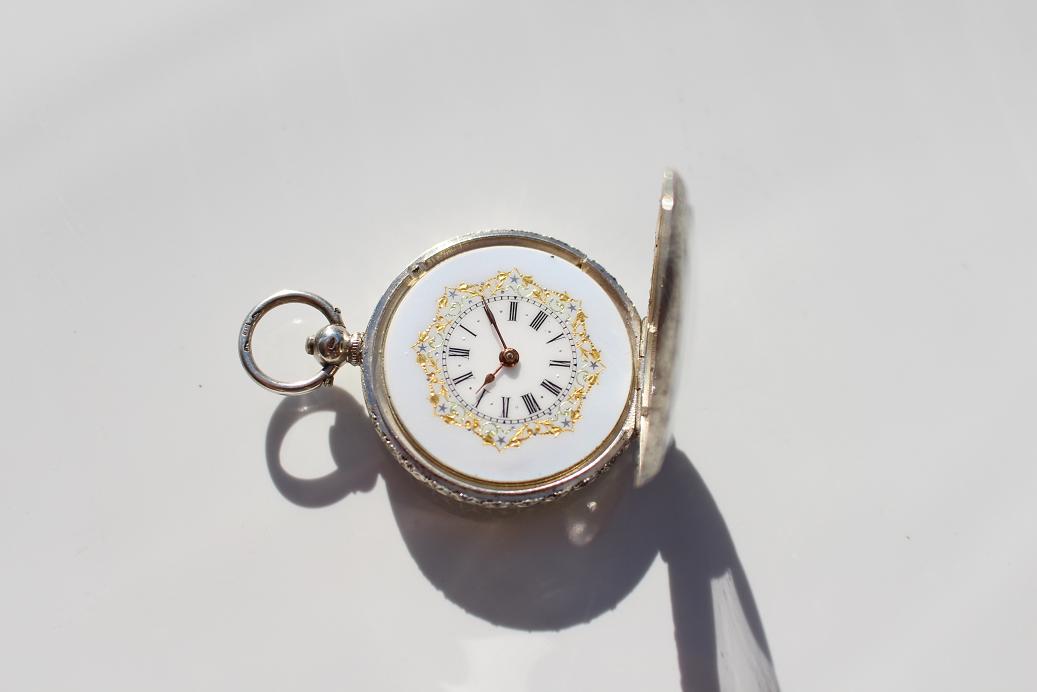 Ladies Swiss Pocket Watch, c. 1860