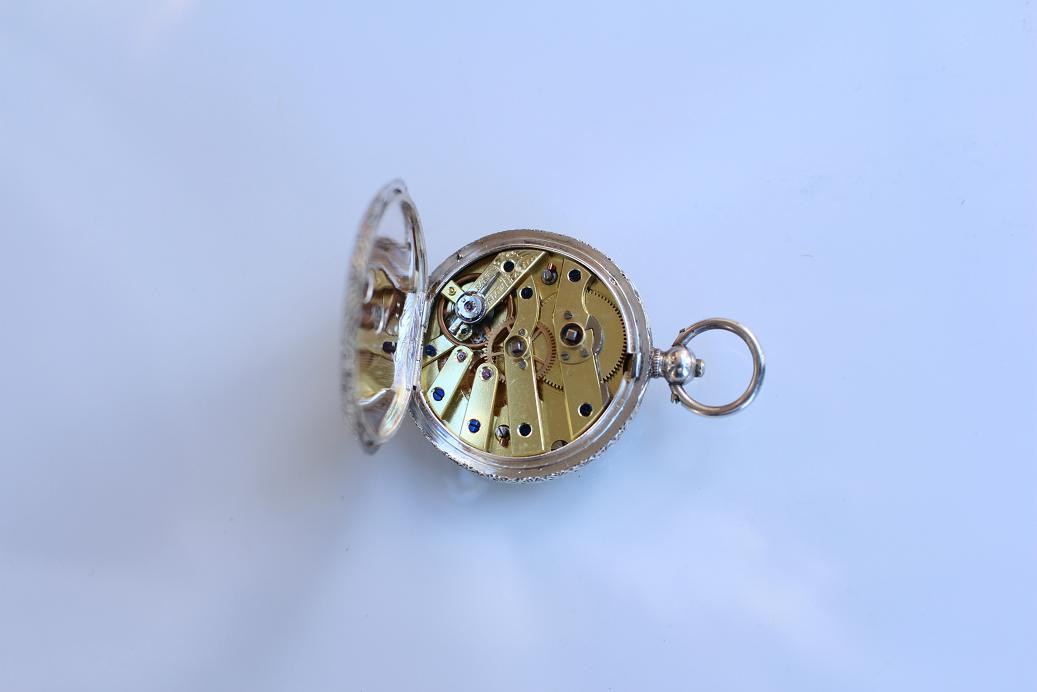 Ladies Swiss Pocket Watch, c. 1860