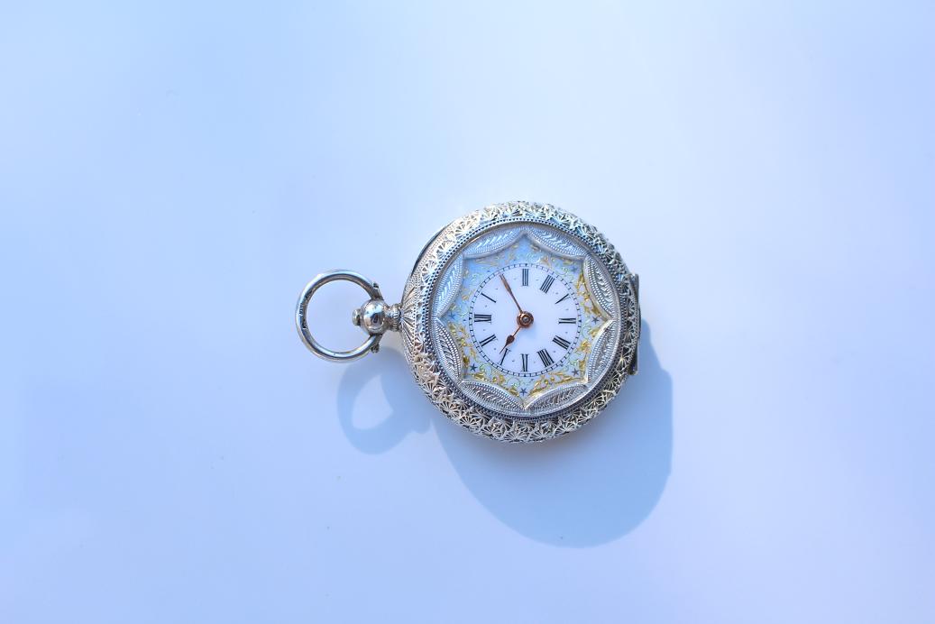 Ladies Swiss Pocket Watch, c. 1860