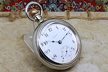 1909 Swing-Out Case 18 Size Elgin Pocket Watch 1909 Swing-Out Case 18 Size Elgin Pocket Watch